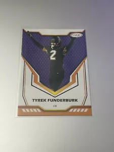 2024 Sage High Series Football Rookie Card Purple #28 TYREK FUNDERBURK - Picture 1 of 2