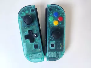 Clear Emerald Custom D-Pad Controller A Stylish Upgrade for Your Nintendo Switch - Picture 1 of 5