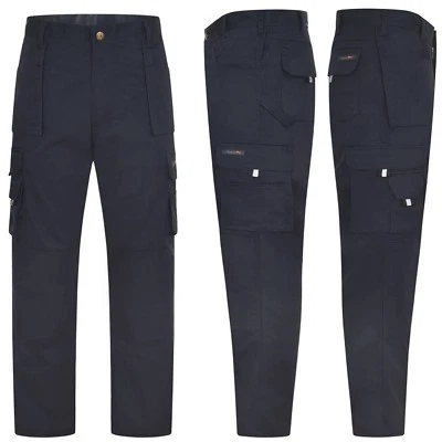 Arbeitshose Bundhose Arbeitskleidung Montagehose Herren Hose Blau Gr. 44-66 - Bild 1 von 4