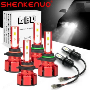 For Toyota Sienna 2004-2005 6X LED Headlight Bulbs High Low Beam + Fog Light - Foto 1 di 18