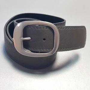 Gürtel Leder Synthetik Jeansgürtel Grau 4,8 cm Herren Damen Ledergürtel 1055-57 - Picture 1 of 6