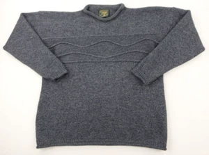 Carraig Donn Ireland Sweater Mens Extra Large Gray Wool Roll Neck Pullover Knit - Picture 1 of 10