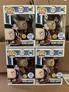 EIN (1) Funko Pop! Demon Slayer Nezuko Kamado 1663 GLOW Funko Exclusive IN HAND! - Bild 1 von 7