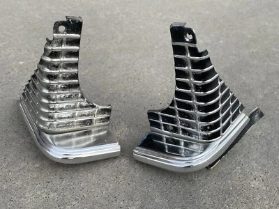 1968 Chevrolet El Camino Chevelle решетка внешнее удлинение боковые молдинги OEM пара - Изображение 1 из 4