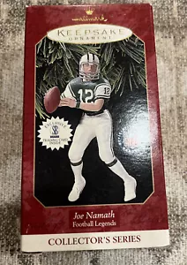 1997 Hallmark NFL Football Legends Ornamento New York Jets Joe Namath Nuovo in scatola - Foto 1 di 7
