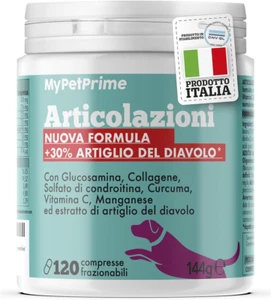 Integratore Articolazioni Cane | 120 Compresse Joint Care Con Glucosamina Condr - Foto 1 di 12