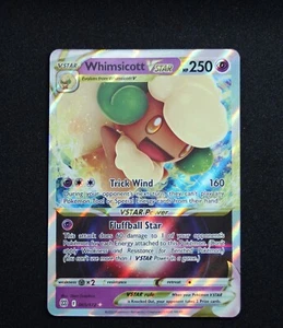 Whimsicott VSTAR 065/172 - Brilliant Stars - Ultra Rare Holo Pokemon Card - NM - Picture 1 of 2