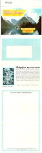 Postcard Letter Folder Milford Sound Fjordland National Park New Zealand - Picture 1 of 2