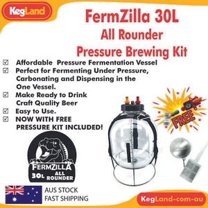 FermZilla 30L Gen2.1 Pressure Brewing Kit Homebrew Kegging Fermentation - Picture 1 of 1