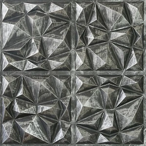 Paneles de obras de arte antiguas azulejos de techo adornados decorativos 10 piezas PLM101 estaño antiguo - Imagen 1 de 23