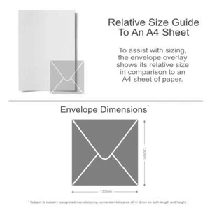 Parchment Hammer Finish 130mm x 130mm Gummed 120gsm Small Square Envelopes - Picture 1 of 1