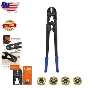 Compact Wire Rope Crimper with Comfortable Grip - Perfect for Fishing Lines - Picture 1 of 10