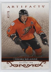 2021-22 Upper Deck Artifacts Legends Autumn /75 Teemu Selanne #147 HOF