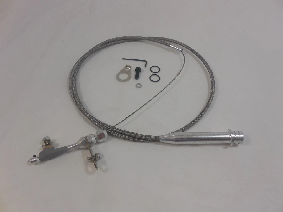 Kit de cables de retroceso de acero inoxidable trenzado GM para carburadores 700R4 Foto 1 de 1
