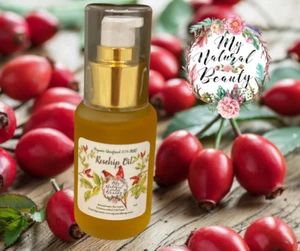 Organic Rosehip Rose Hip Oil Cold Pressed Rosa Canina Unrefined-50ml - Picture 1 of 5