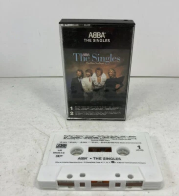 🔥ABBA THE SINGLES (THE FIRST TEN YEARS) Cassette Tape OG 1982 Pop Rock Rare🔥 - Image 1 of 4