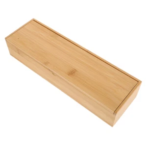 Kitchen Chopsticks Box Bamboo Utensil Organizer Silverware Box Kitchen Drawer - Picture 1 of 12