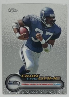 Shaun Alexander 2006 Topps Chrome #OTG3 Football Card - Seattle Seahawks - Image 1 of 2