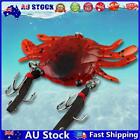 Au 3D Artificial Crab Soft Bait With Sharp Hook 13G For Sea Saltwater Fishing (R