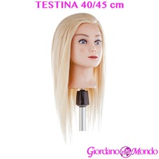 TESTINA PARRUCCHIERE PROFESSIONALE SCUOLA CAPELLI NATURALI LUNGHEZZA 40/45 cm