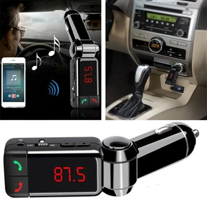 Bluetooth Car Kit MP3 Player FM Transmitter SD USB LCD Charger for Phone Neu - Bild 1 von 12