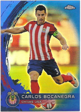 2014 (CHIVAS USA) Topps Chrome MLS Blue Refractors #53 Carlos Bocanegra