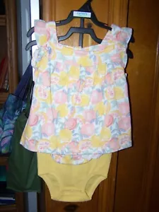 Carter's 3 Piece Set for Toddler Girl; 24 Months; Romper, Shorts & Top; NWT - Picture 1 of 7