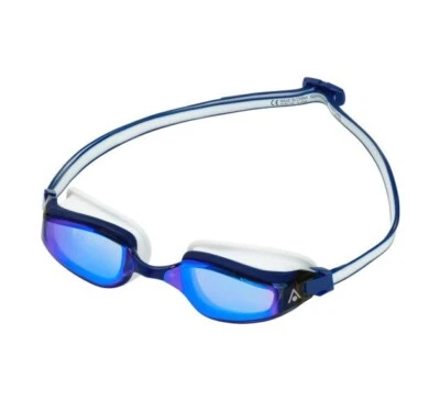 RACING GOGGLE - AQUASPHERE GOGGLE FASTLANE RACING TITANIUM MIRROR AQUA SPHERE - image 1 of 4