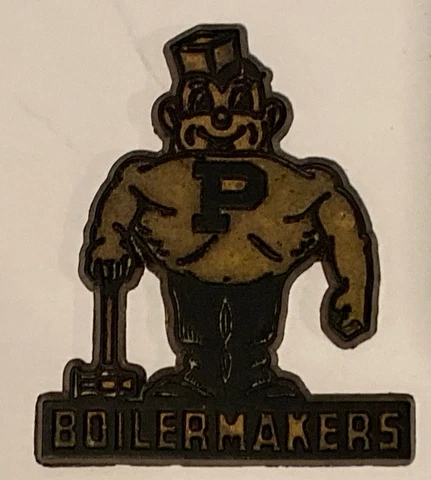 NCAA vintage Purdue Boilermakers standing board college fridge rubber magnet Cover