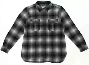 Smartwool Mujer Talla Grande Línea Ancla Botón a Presión Cuadros Camisa Chaqueta NUEVA - Imagen 1 de 4