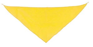 BANDANA FOULARD FANION TRIANGLE FERIA en JAUNE 112x75x75 Existe en 9 coloris - Imagen 1 de 1
