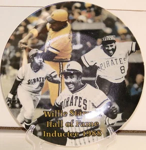WILLIE STARGELL Pittsburgh Pirates Hall Of Fame TRIB SGA 8 1/2" Plate New In Box - Picture 1 of 4
