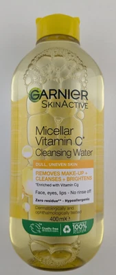 Garnier Micellar Cleansing Water Vitamin C Dull Uneven Skin 400ml NEW - image 1 of 2