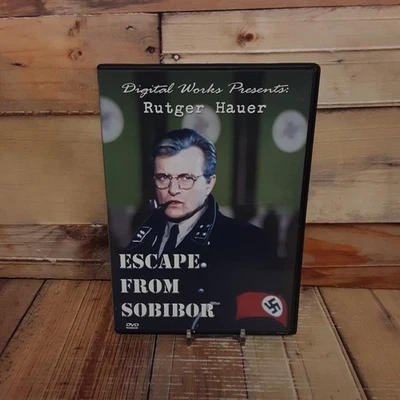 Escape From Sobibor DVD Used Rutger Hauer Alan Arkin 1987 WWII Holocaust - Image 1 of 4