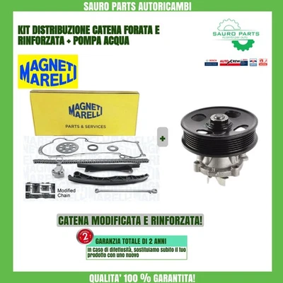 KIT DISTRIBUZIONE MAGNETI MARELLI CATENA + POMPA ACQUA 1.3 MULTIJET PANDA - Immagine 1 di 4