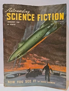 Vintage ASTOUNDING SCIENCE FICTION 1948 January Now You See It Isaac Asimov - Bild 1 von 7