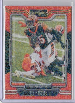 2021 Panini Playbook #14 Tee Higgins Sparkle - Image 1 of 2