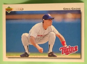 1992 Upper Deck - Greg Gagne #168 - Minnesota Twins - Picture 1 of 2
