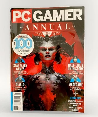 PC Gamer 2024 Magazine | Diablo IV | Half-Life 3 | Star Wars Rare PC Games HTF - Image 1 of 4