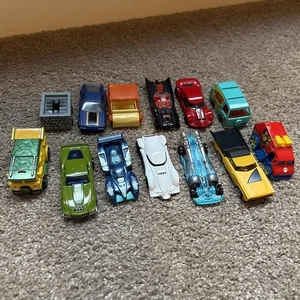 Lot Of 13 Loose Hot Wheels TV Movie Vehicles Batmobile Mystery Machine Mario - Picture 1 of 7