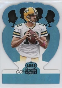Panini Crown Royale 2014 venta al por menor holofoil azul/199 Aaron Rodgers #32 - Imagen 1 de 3