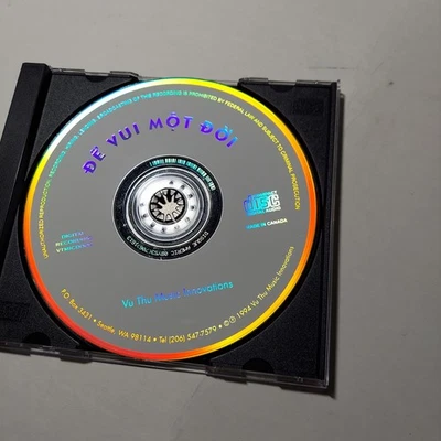 De Vui Mot Doi - Vu Thu Music Innovations Vietnamese Music CD  - Image 1 of 3