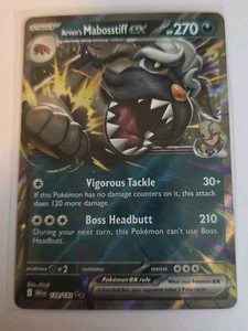 Arven's Mabosstiff ex 139/182 Sv10: Destined Rivals Holo - Imagen 1 de 1