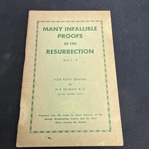 De Hann,M.D.  Viele unfehlbare Beweise Radio Predigten Grand Rapids Mich. Relgious - Bild 1 von 2
