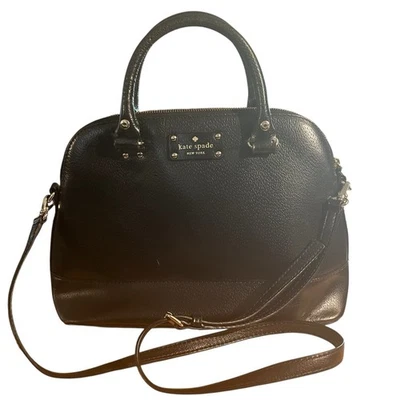 Cartera Cartera Kate Spade New York Lrg de cuero negra Wellesley Rachelle RN 010276 Foto 1 de 4