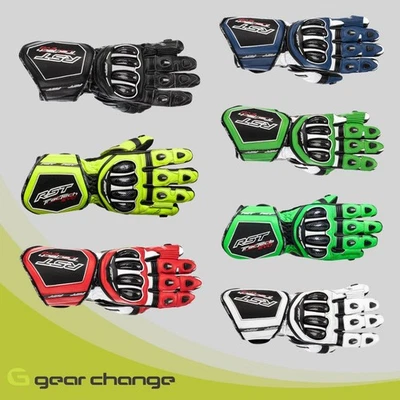 RST Tractech Evo 4 Motorcycle Gloves Motorbike Leather - Image 1 of 4
