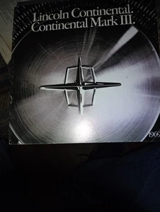 Folleto Lincoln Continetnal/Mark III 1969 - Imagen 1 de 1