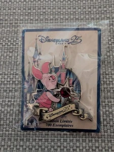 DLRP DLP Paris Piglet Trading Day 25th Anniversary LE Disney Pin Winnie the Pooh - Foto 1 di 2