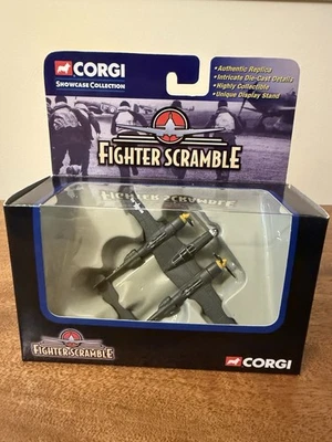 Corgi Showcase P-38 Lightning "Gentle Annie" Fighter Scramble diecast 2002 New - Image 1 of 4