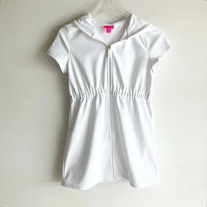 PLS READ Lily Pulitzer Girl Fits Like M-L Swim Cover Up Polyester White Coverup - Picture 1 of 7